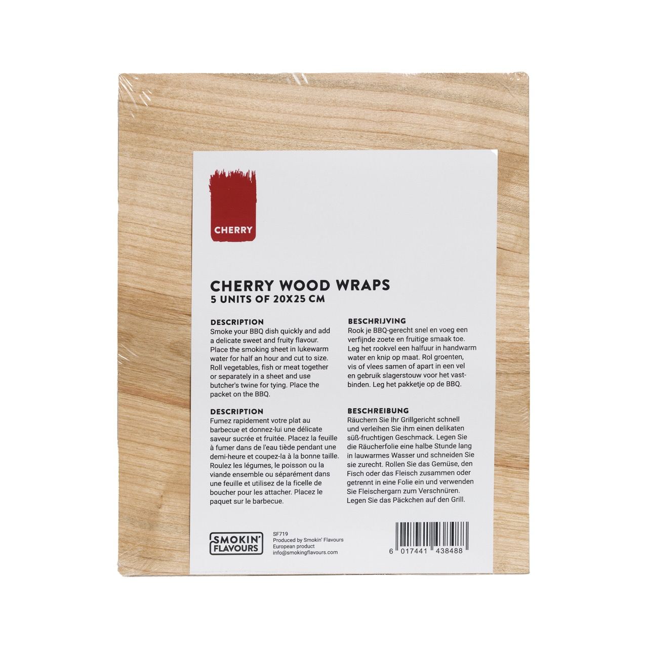 Smokin' Flavors Räucherblätter Kirsche 5 Stück