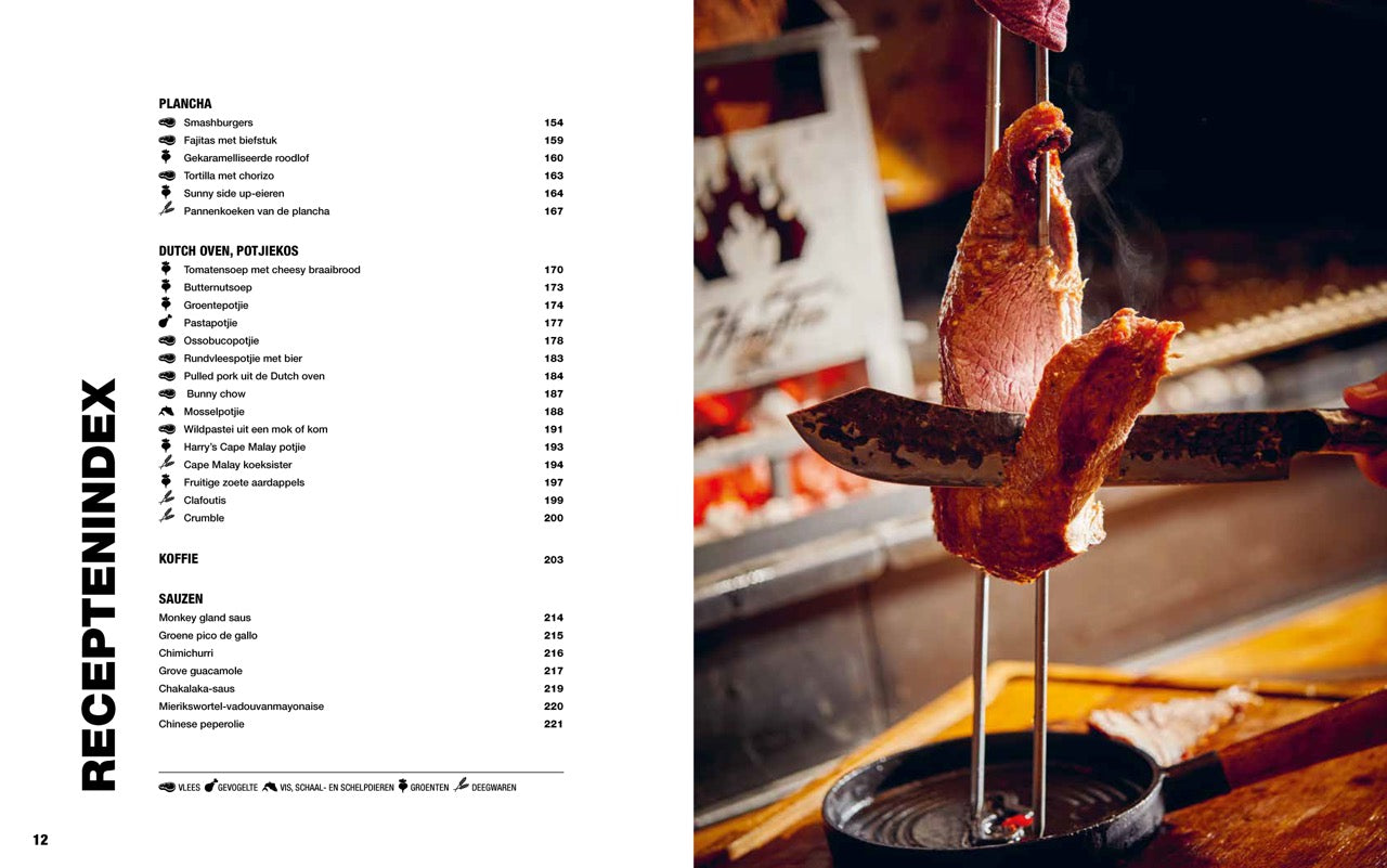 Het ultieme open vuur- en braaiboek - kamadogrills