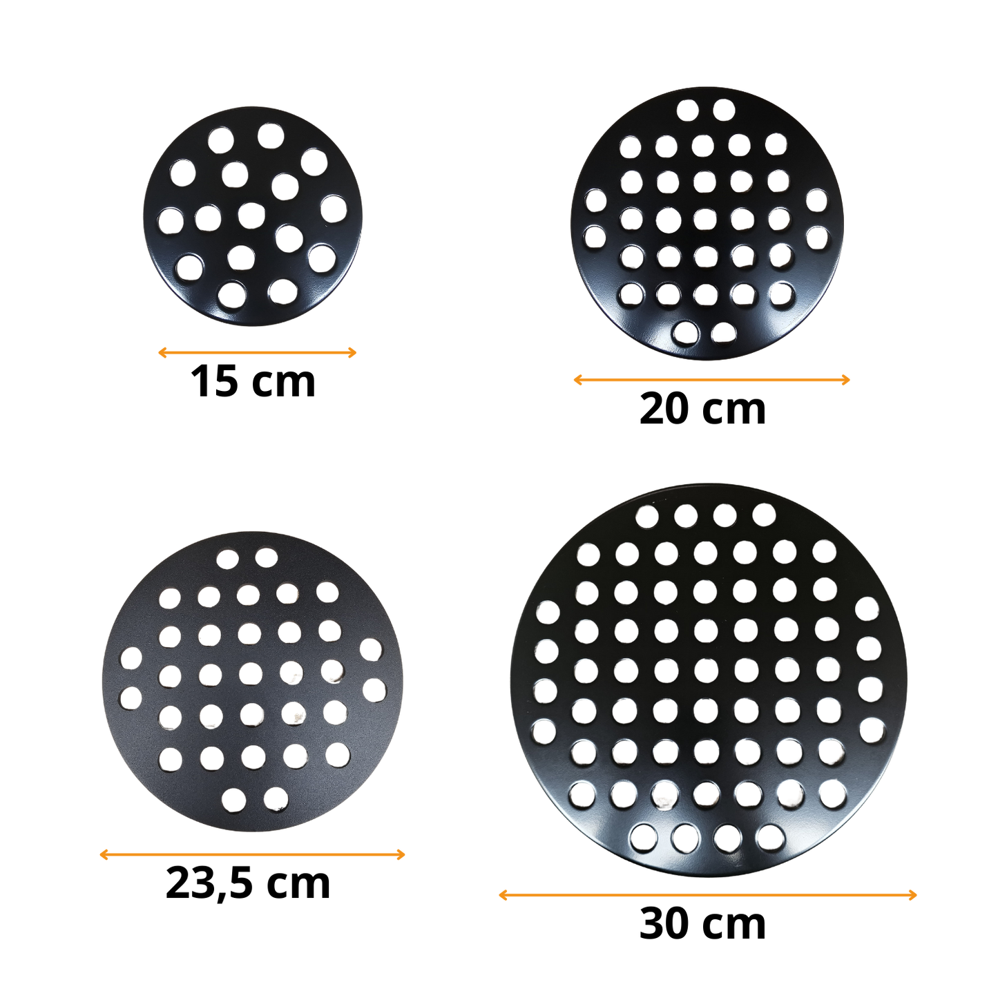 Kohlerost aus Gusseisen Kamado - 15 cm